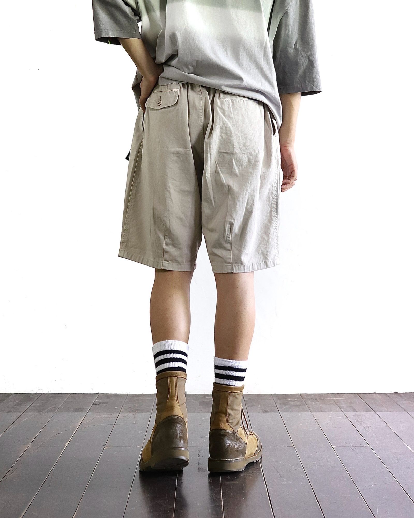 is-ness 24SS GRAMICCI for is-ness HORIZON OVERDYE T-SHIRT style 2024.4.20