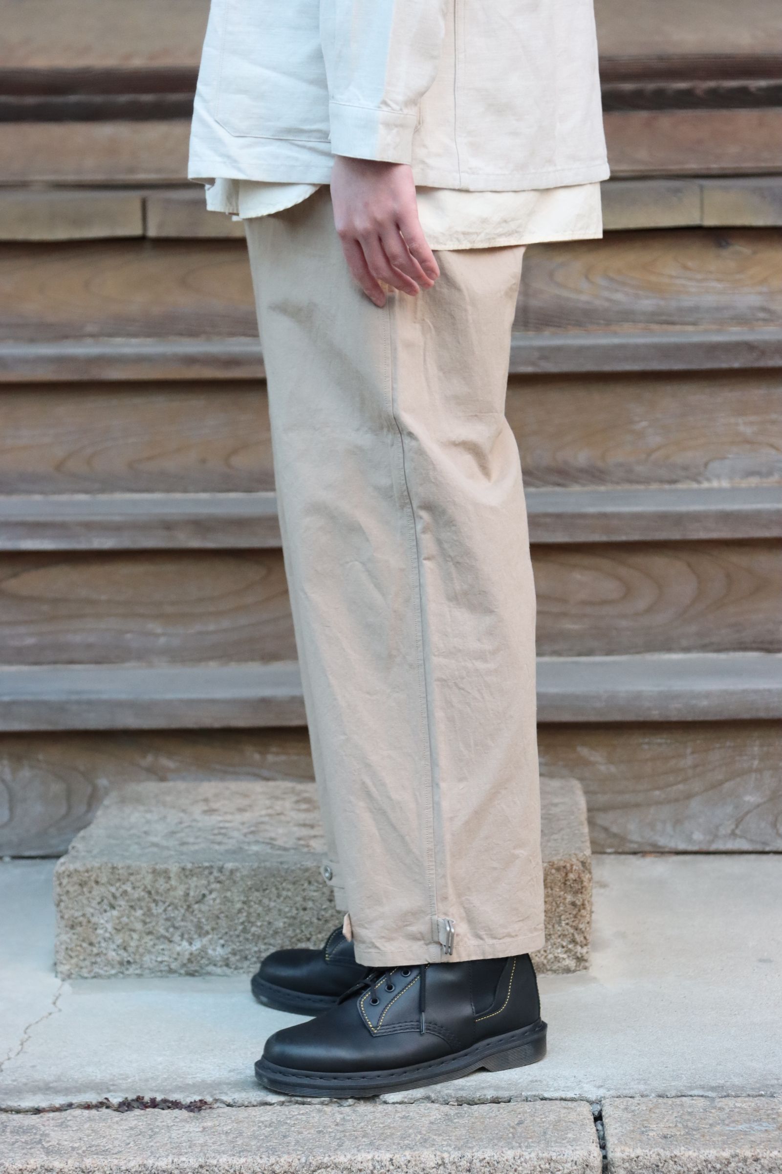 Ets.MATERIAUX  22SS French coveralls"OFF WHITE"style