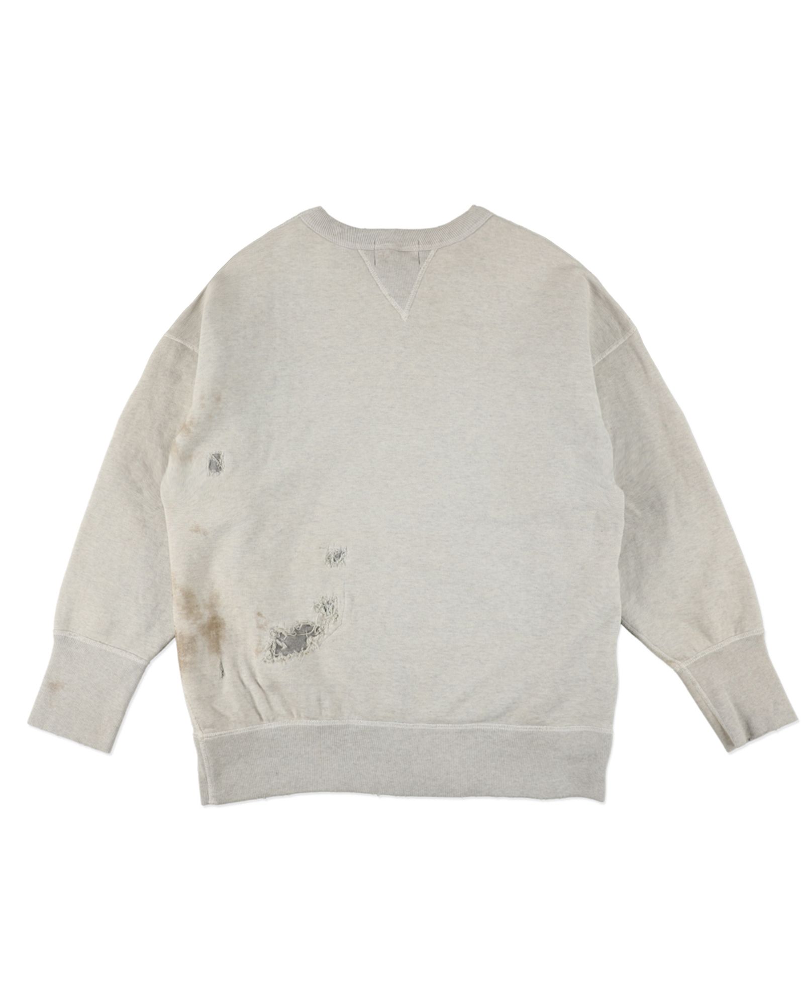 BOW WOW 26FW REPAIRED DOUBLE V SWEATSHIRT - U.S.ARMY(BWU-RDVSA)OATMEAL☆9月5日(土)11:00発売！