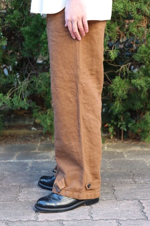 Ets.MATERIAUX M38 Motor cycle coat"BROWN"style.