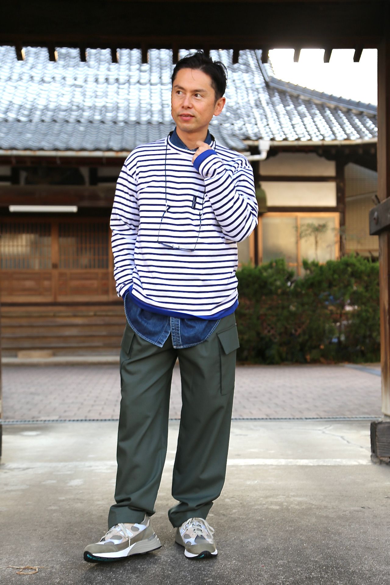 Graphpaper Wooly Cotton Easy Military Pants style.2021.2.21