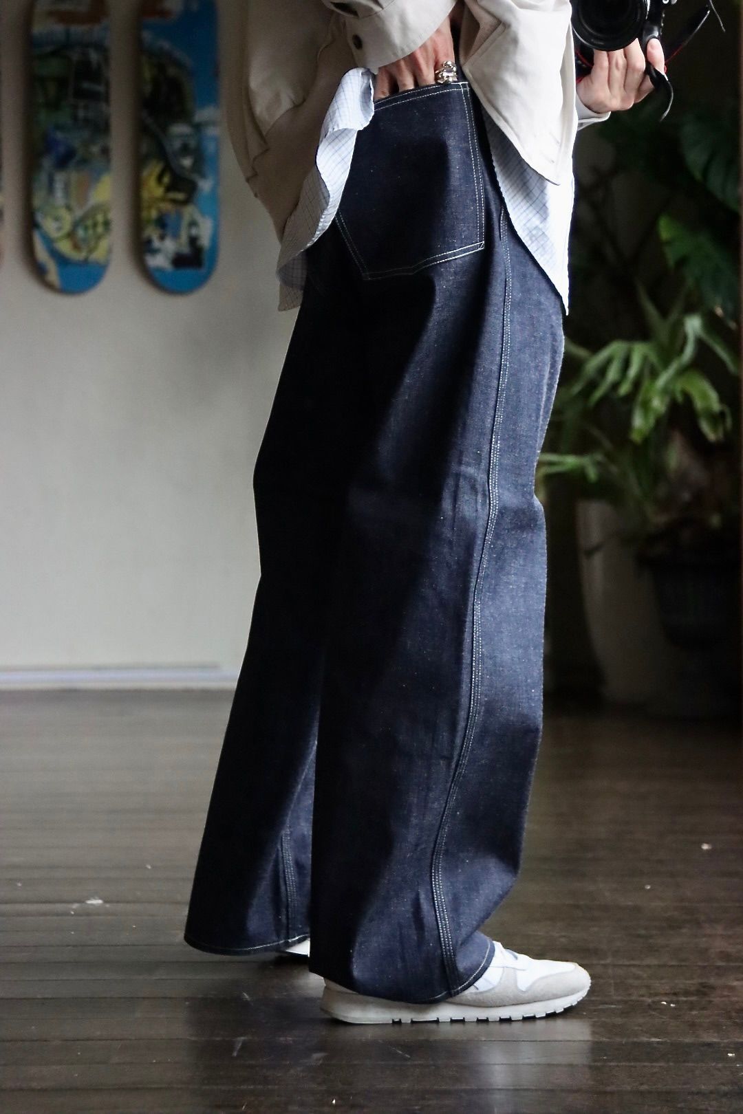 A.PRESSE 23SSデニム Military Denim Trousers(23SAP-04-07H)INDIGO 