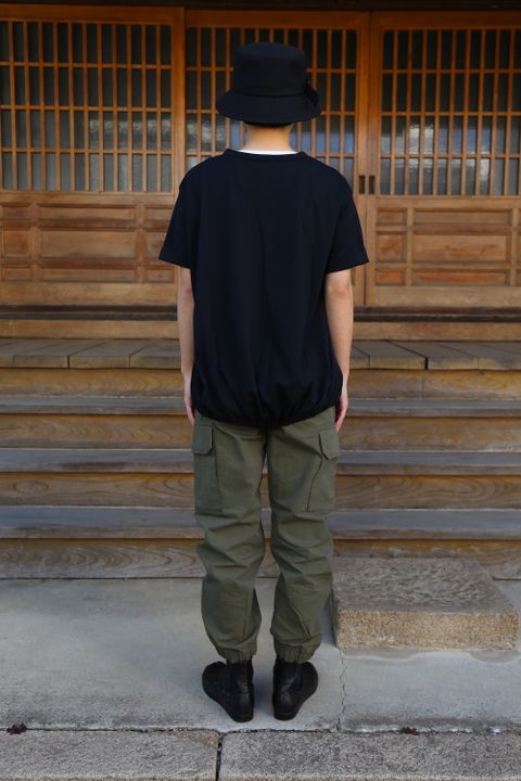 Dulcamara バルーンTシャツ(D121-T800),よそいきバケットハット(D121-G110) style. 2021.03.08.