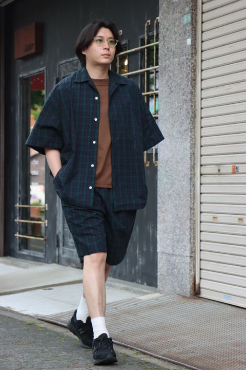 is-ness BALLOON WIDE SHIRT(1022SSSH03) style.2022.4.25