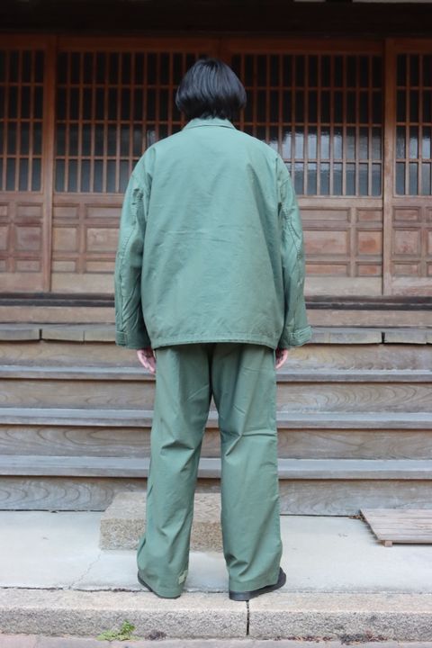 FreshService 22SS BACK SATIN FLIGHT JACKET(FSW-22-CT_25)CACTUS style