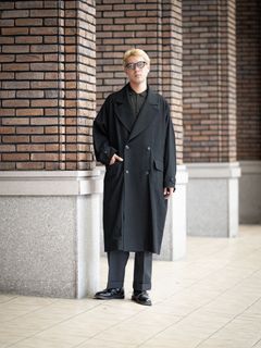 マーカ 26AW GREAT COAT(M26C10CO01C)CHAMBRAY BLACK☆新作発売！