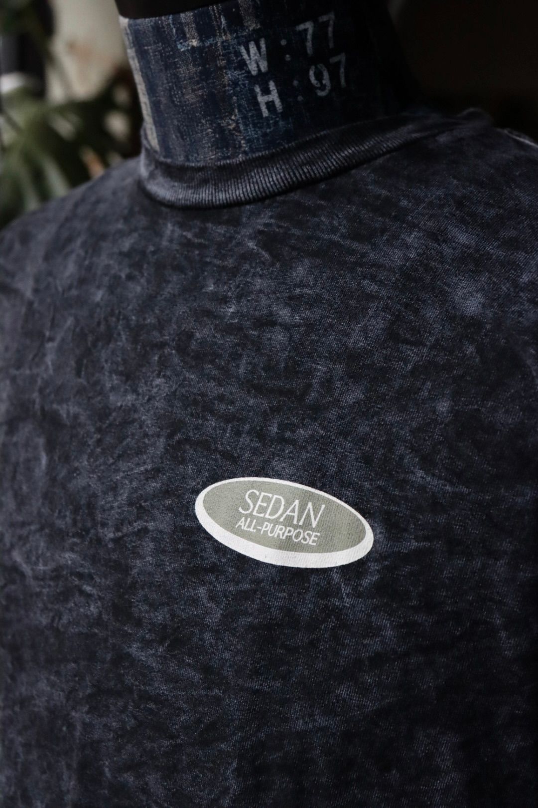セダンオールパーパス SS24 Oval Logo Mineral Wash L/S Tee(SD24S-CT04)Asphalt