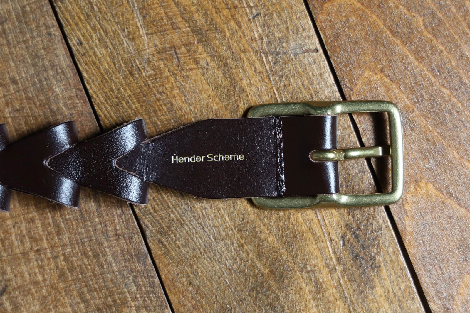 Hender Scheme ダークブラウン ベルト Hender Scheme ダークブラウン ベルト