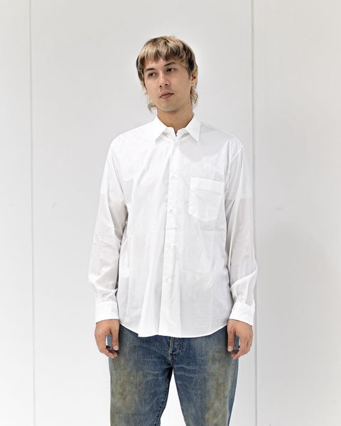 グラフペーパーシャツ Broad Regular Collar Shirt (GM263-50005B)WHITE☆7月18日(土)新作発売！
