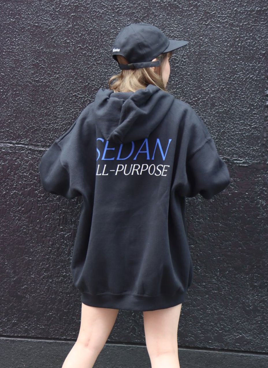 SEDAN ALL-PURPOSE 新作OG Logo Full Zip Hoodie style.2023.9.14