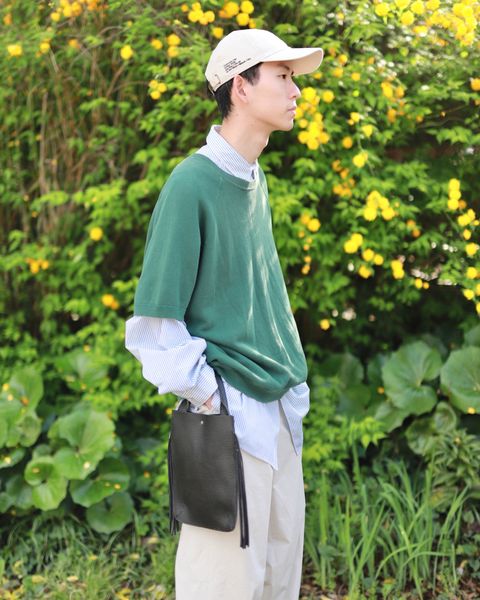 A.PRESSE アプレッセ23SS High Density Weather Cloth Trousersスタイル
