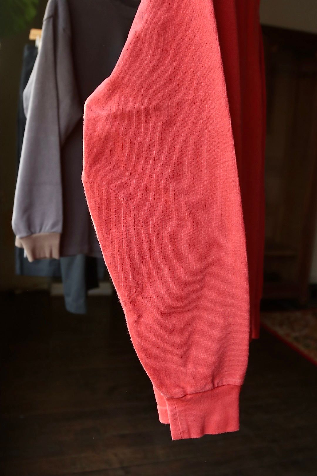 アプレッセ24SS Vintage L/S T-shirt(24SAP-05-04K)RED☆3月9日(土)発売！