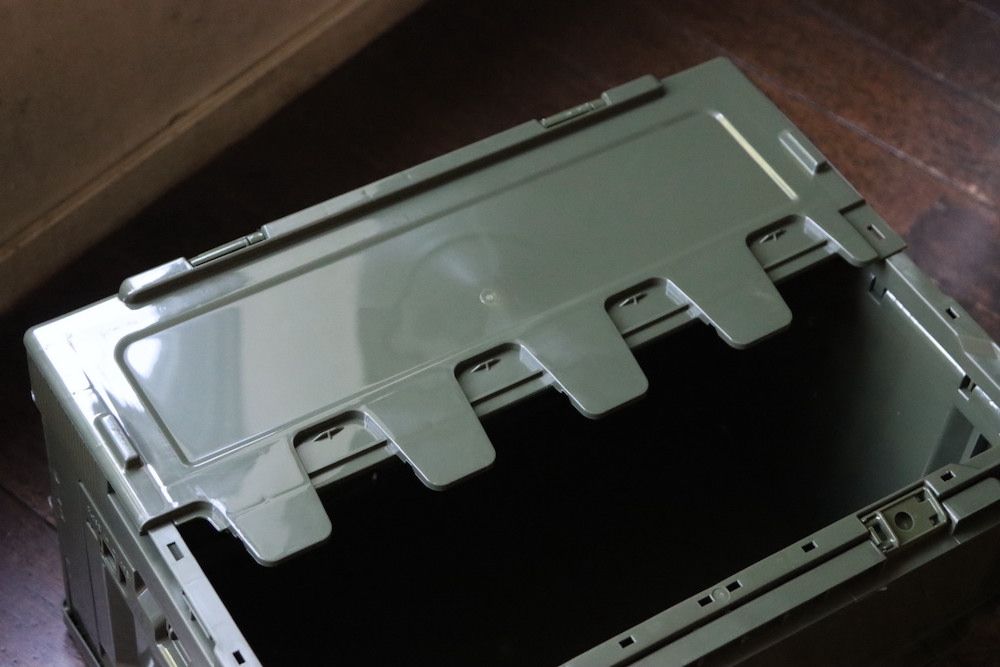 フレッシュサービス FOLDING CONTAINER w/2 DOORS "OLIVE"