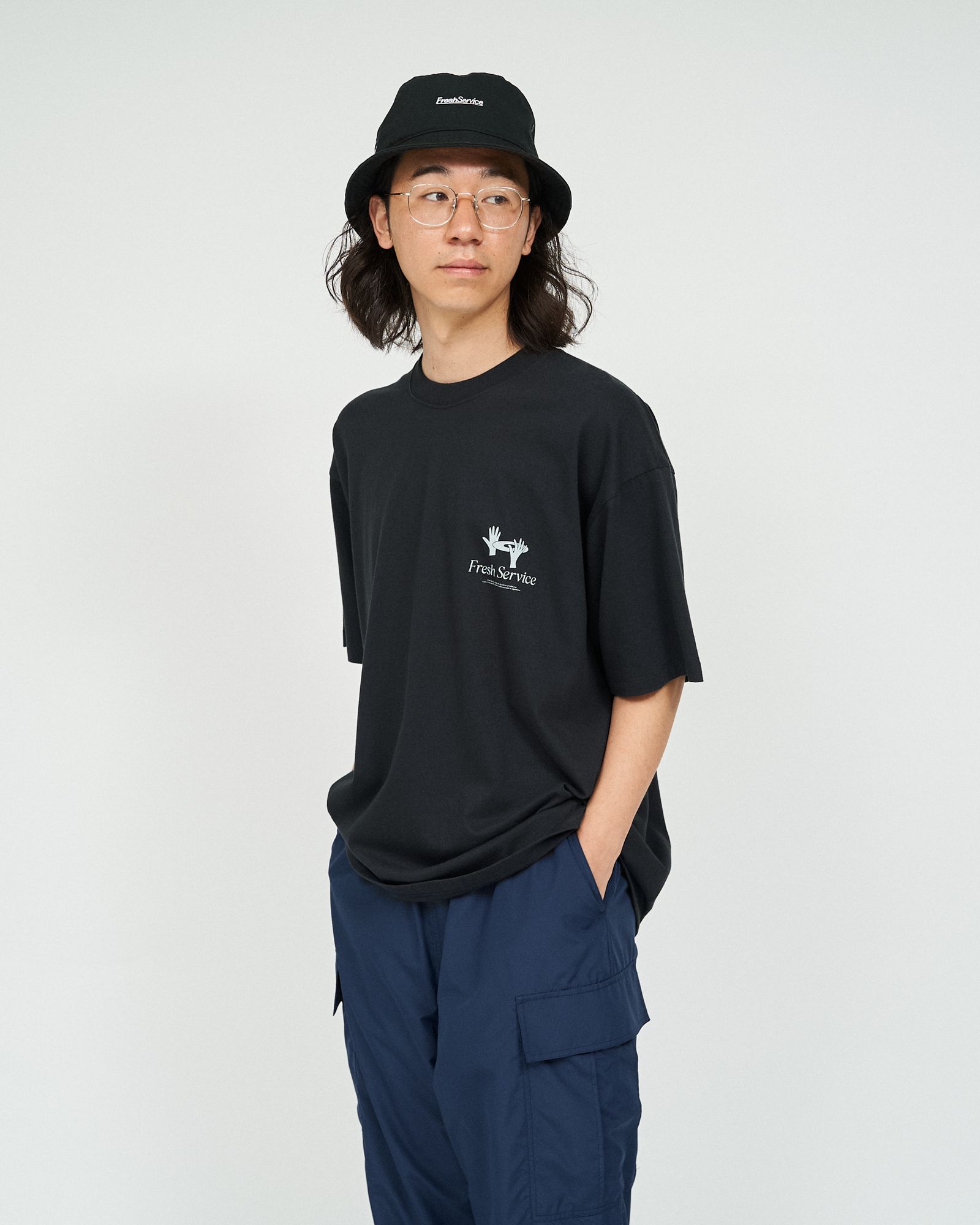 フレッシュサービス CORPORATE PRINTED S/S TEE “BRIEFING”(FSC253-70014)BLACK★7月26日(土)発売！