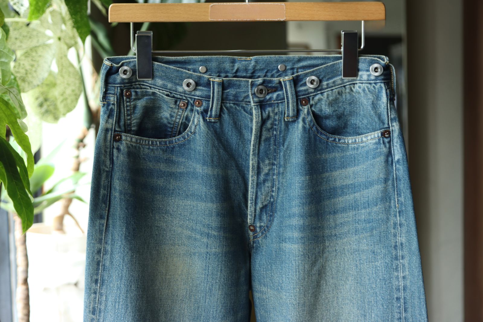 アプレッセ 2025 STYLE2 No.2 Washed Denim Pants(AP-4008)INDIGO