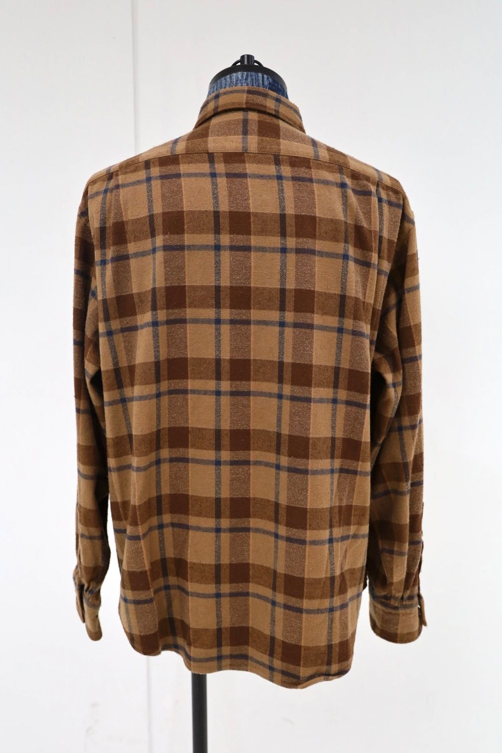 アプレッセ 2026 STYLE2 Vintage Cotton Silk Nep Twill Check Shirts(26AAP-02-07)BROWN☆8月22日(土)発売！