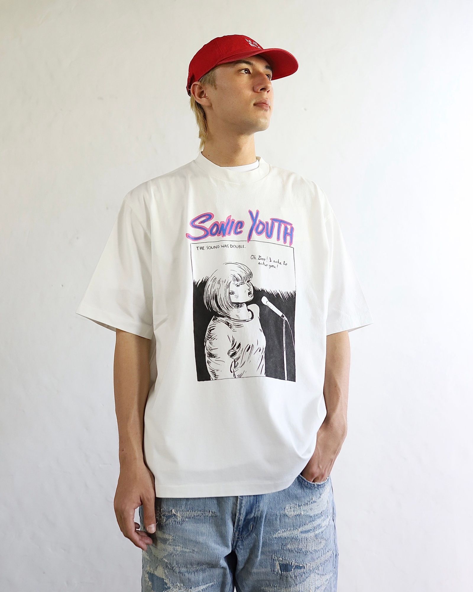 blurhmsROOTSTOCK 24SS 新作Echo Print Tee WIDE style 2024.4.12