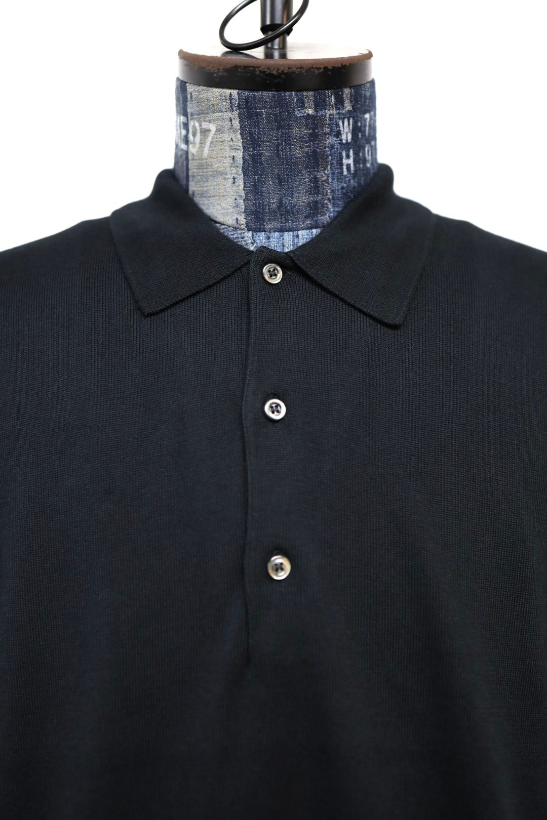 アプレッセ 2026 STYLE1 Cotton Knit S/S Polo Shirt(26SAP-03-02)BLACK☆3月7日(土)発売！