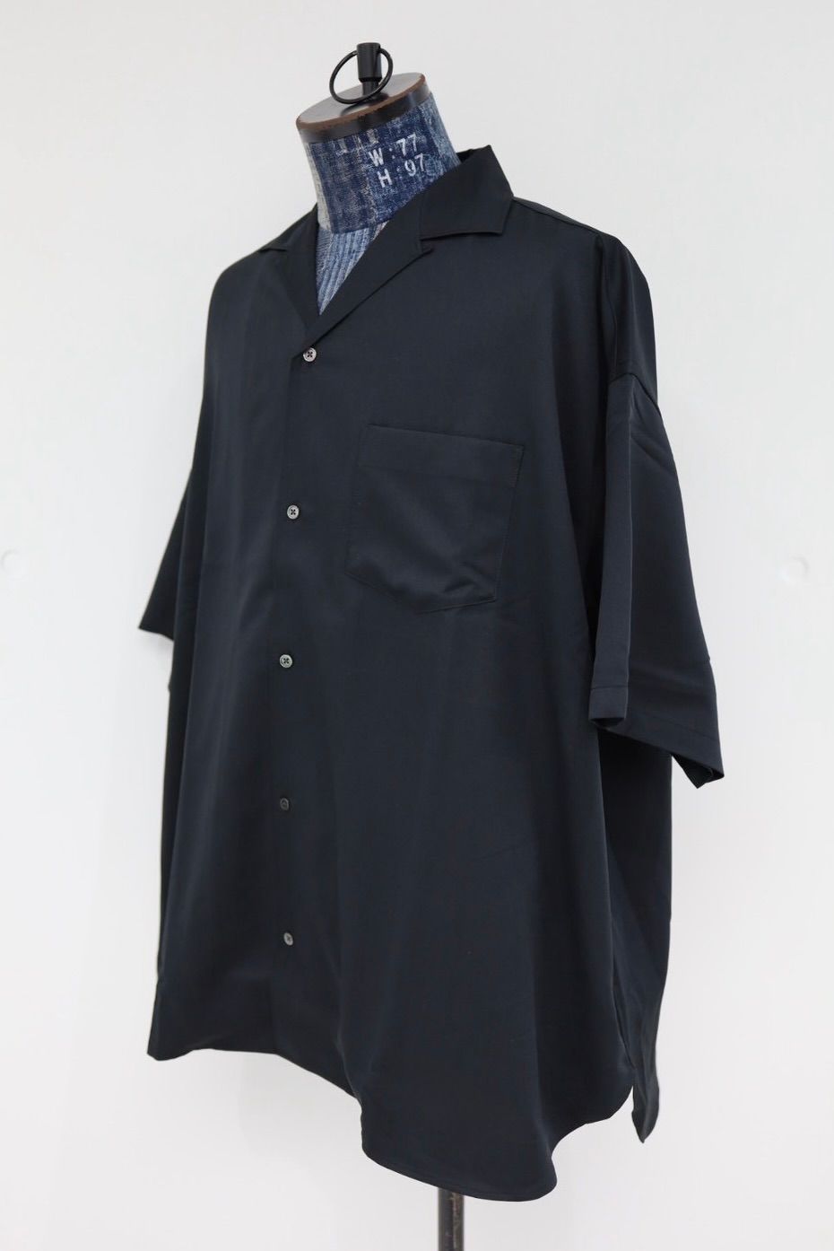 フレッシュサービス COOLFIBER OPEN COLLAR S/S SHIRT(FSC261-50253)BLACK☆4月11日(土)発売！