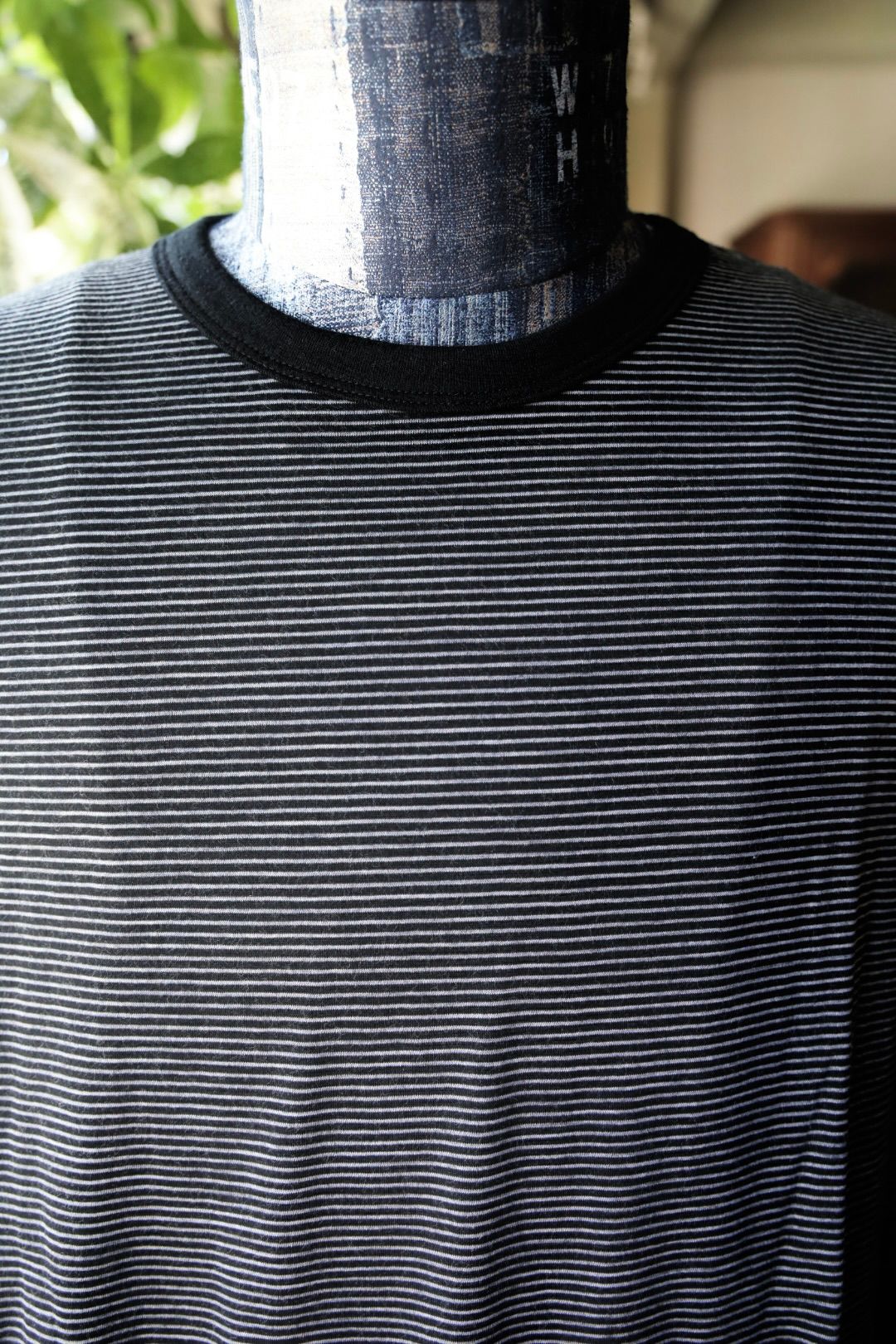 グラフペーパー 25AW Wool Border L/S Tee(GU253-70230B)BLACK×GRAY☆9月6日(土)発売！