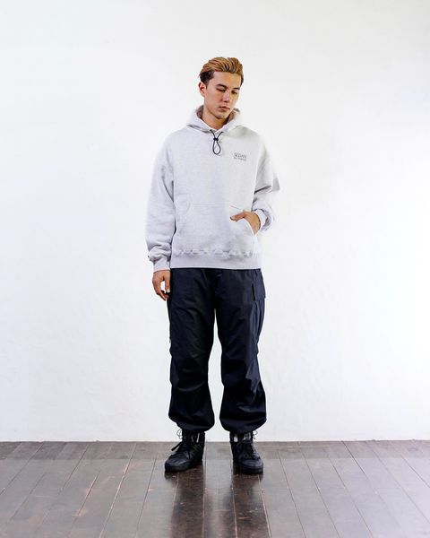 SEDAN ALL-PURPOSE OG Logo Elastic Cord Hoodie セットアップスタイル