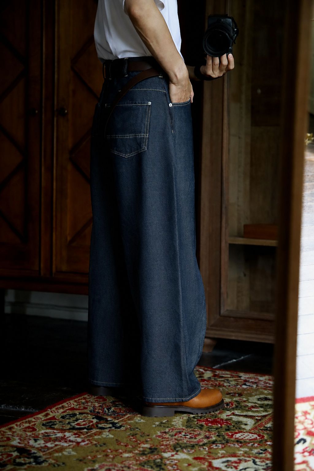 COMME des GARCONS HOMME 26FW エステルサージ製品染デニムジャケットスタイル