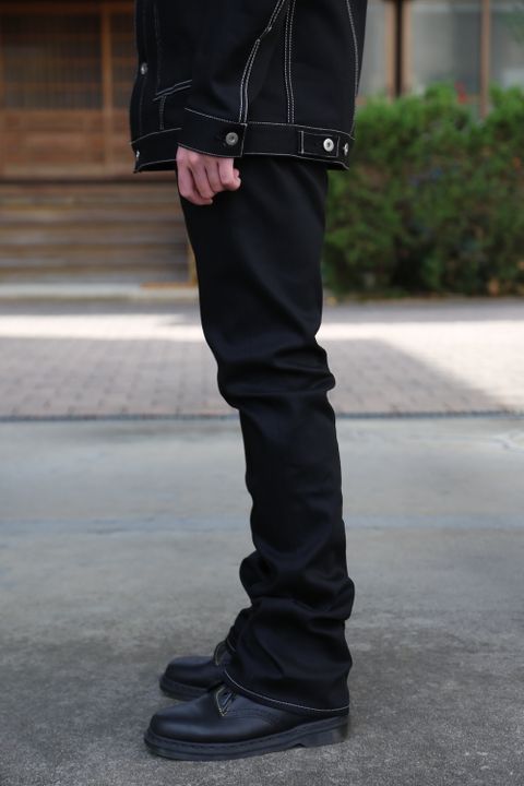 sulvam 2021SS Mens slim denim jacket & Mens boots cut denim pants style.2020.12.19.