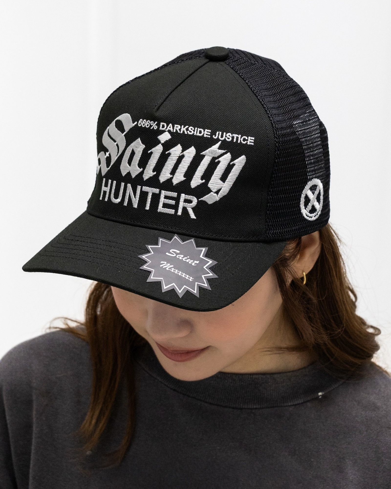 セントマイケル 26SS  SAINTY HUNTER BH_MESH CAP(SM-MK8-0000-C37)BLACK