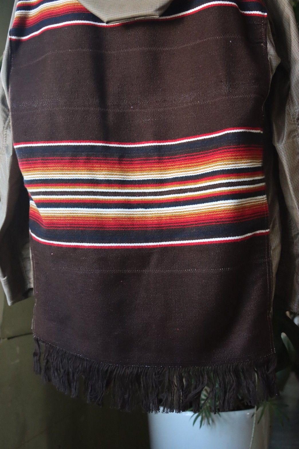 ジュンヤワタナベマン 22FW Jay Kayコラボ フーデッド ジャケット(WJ-J004-051)BEIGE/BLACK×BROWN/RED/WHITE