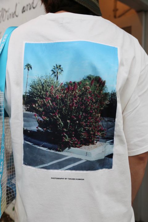 WIND AND SEA SEA "flower"PHOTO (SATIN) T-SHIRT(WDS-20S2-CS-07)"WHITE".2020.7.10.