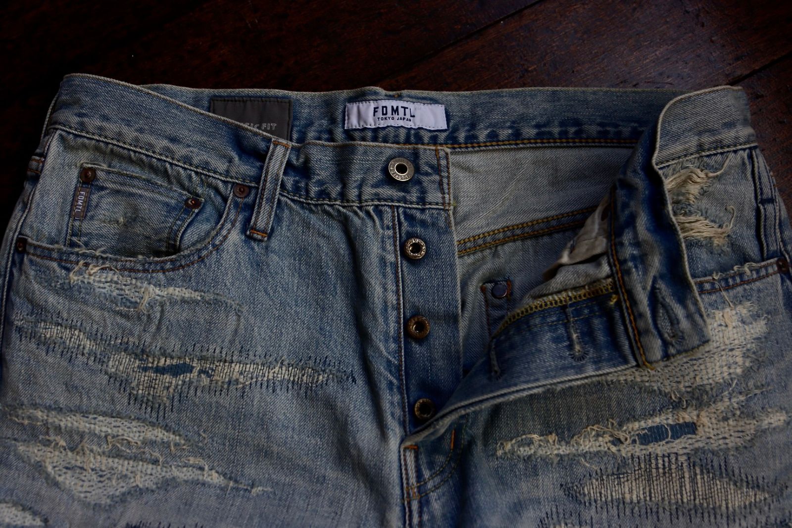 FDMTL - ファンダメンタル デニムCLASSIC STRAIGHT DENIM CS113