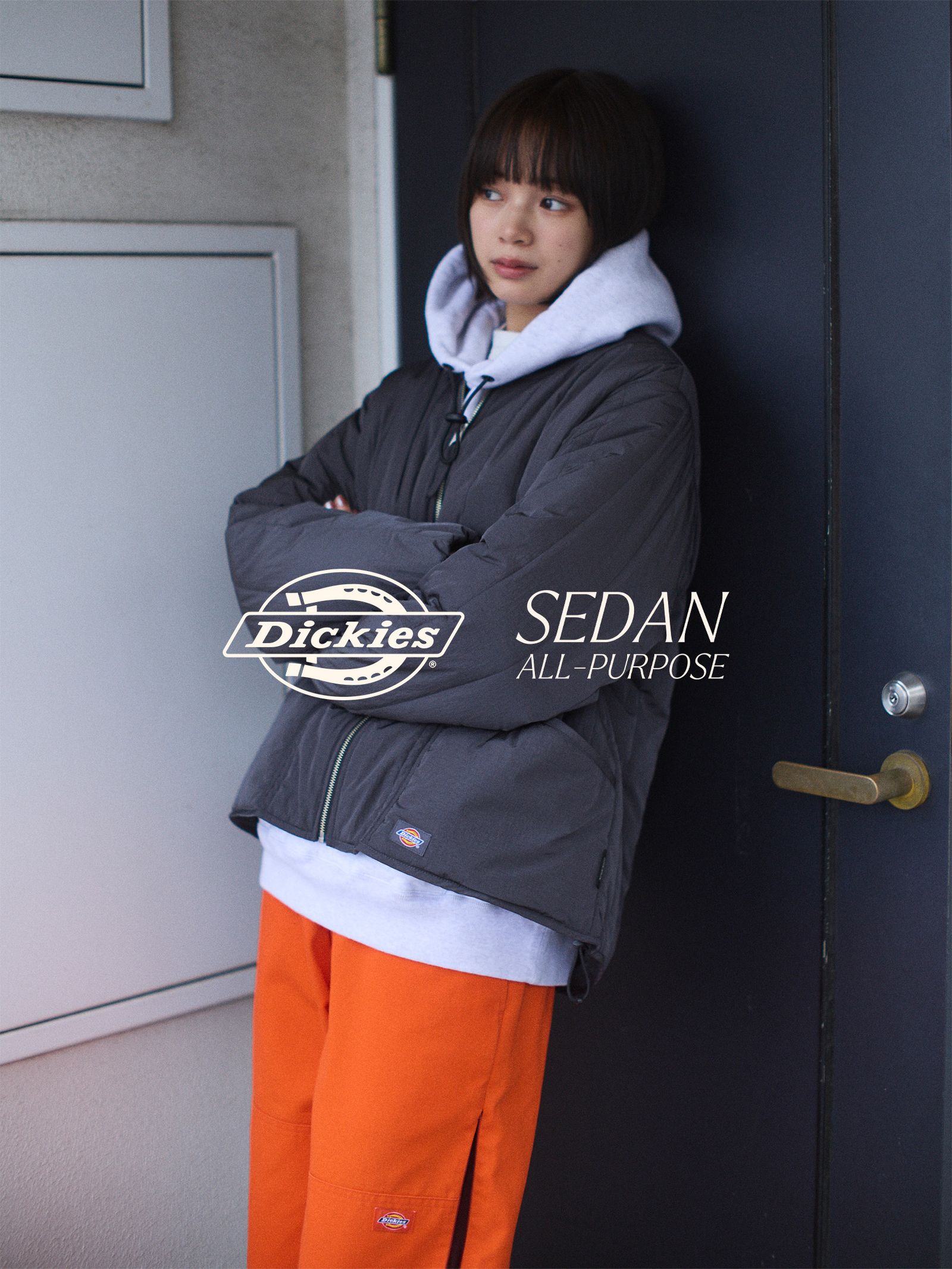 セダンオールパーパス FW24 Dickies® / Quilted Work Jacket(SD24F-JK01) Gunmetal☆9月28日(土)発売！