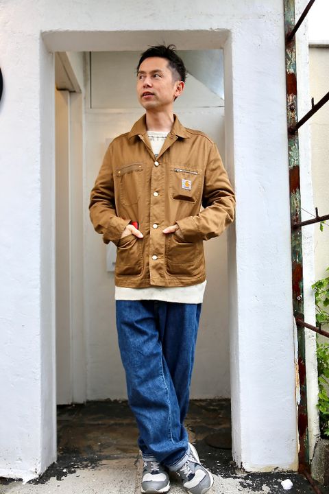 eYe JUNYA WATANABE COMME des GARCONS MAN CarharttカーハートWネームジャケットstyle.2021.4.16.