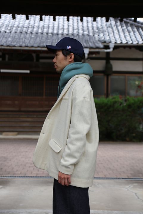 Dulcamara2020AW リフレクターツイードドロップJK "Off White"Style.2020.11.20.