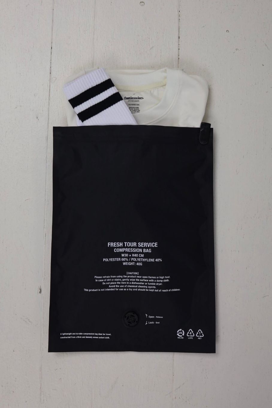 フレッシュサービス 2-PACK COMPRESSION BAG_S(FSP261-90068)BLACK☆1月17日(土)新作発売！