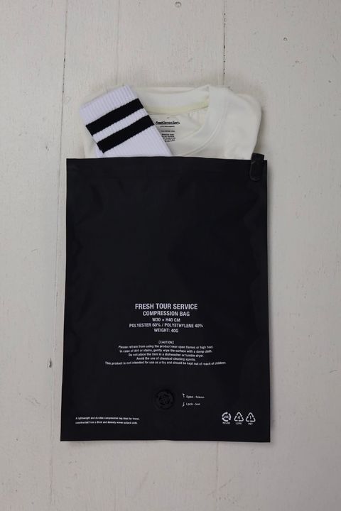 フレッシュサービス 2-PACK COMPRESSION BAG_S(FSP261-90068)BLACK☆1月17日(土)新作発売！