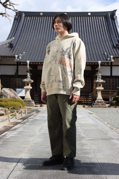 Saint Mxxxxxx × Dr.Wooコラボフーディーstyle.
