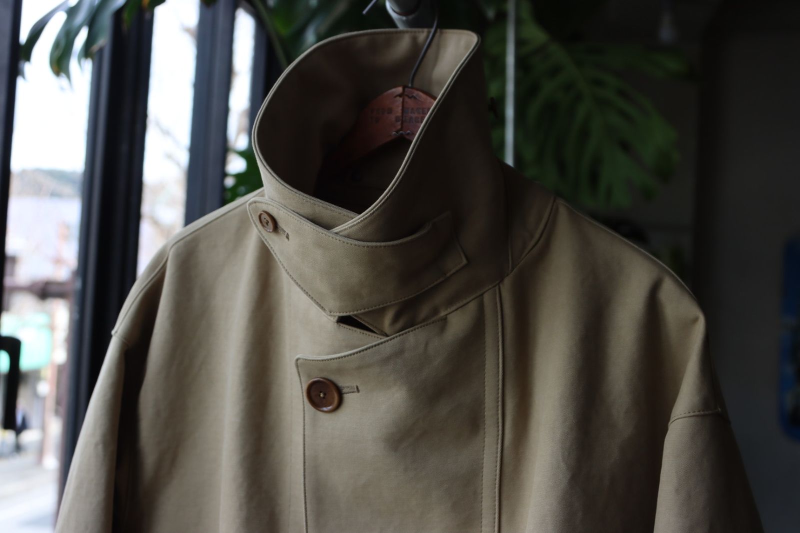 アプレッセ23SSコート Motorcycle Half Coat(23SAP-01-15H)BEIGE※2月11日(土)発売！