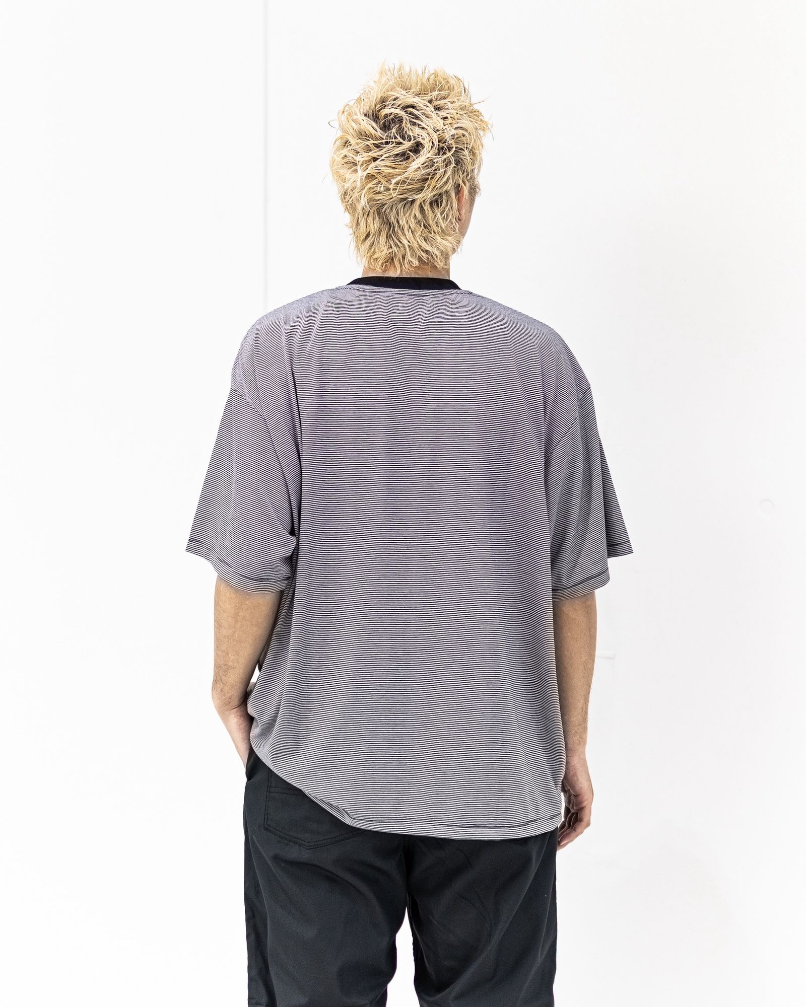 フレッシュサービス MICRO BORDER S/S TEE (FSC261-70167)WHITE×BLACK☆4月4日(土)発売！