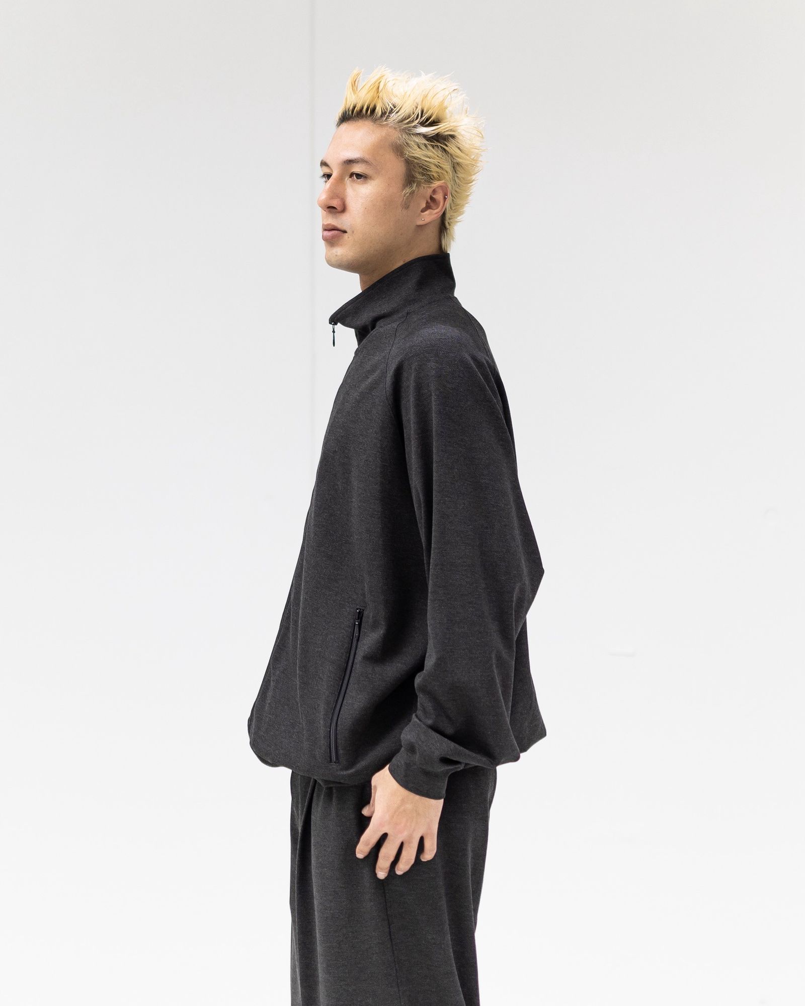 グラフペーパー 25AW SIDOGRAS Melange Ponte Track Blouson(GM254-30050)GRAY☆11月29日(土)発売！