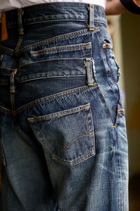 JUNYA WATANABE MAN ダブルウエストLevi's Wネームデニムスタイル.2025.5.7.