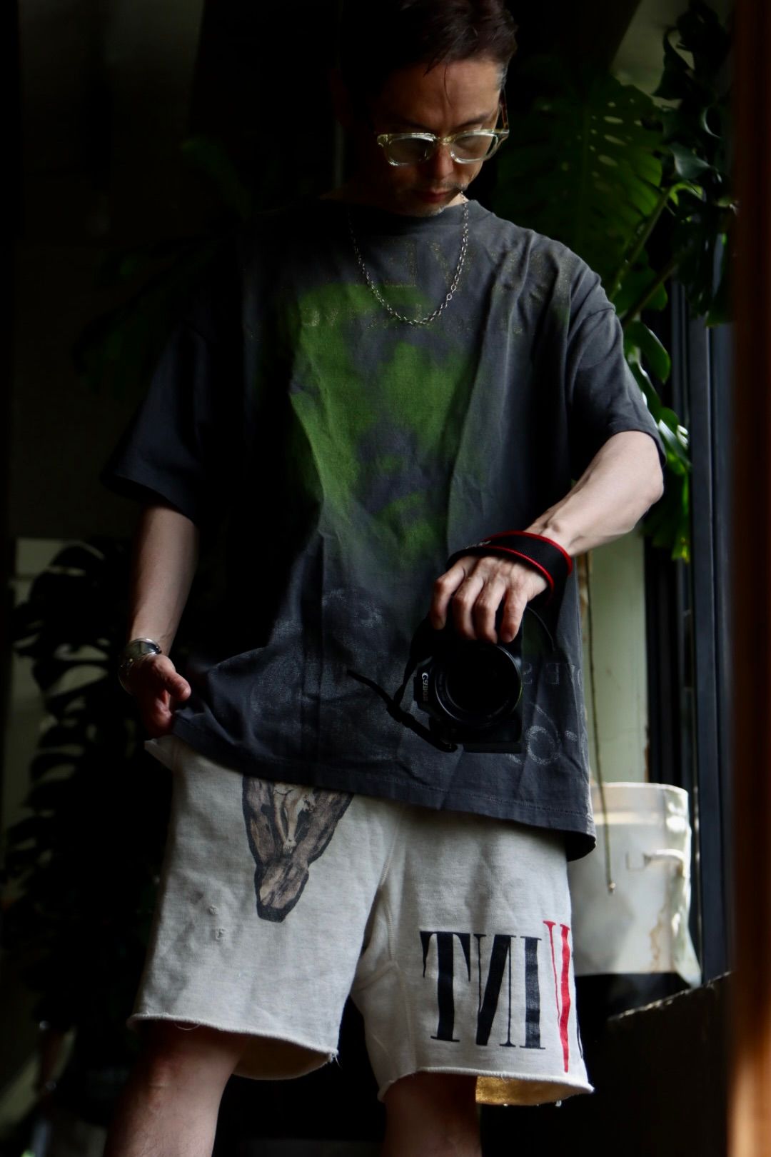 ©SAINT M×××××× ベルベルジンコラボTシャツスタイル