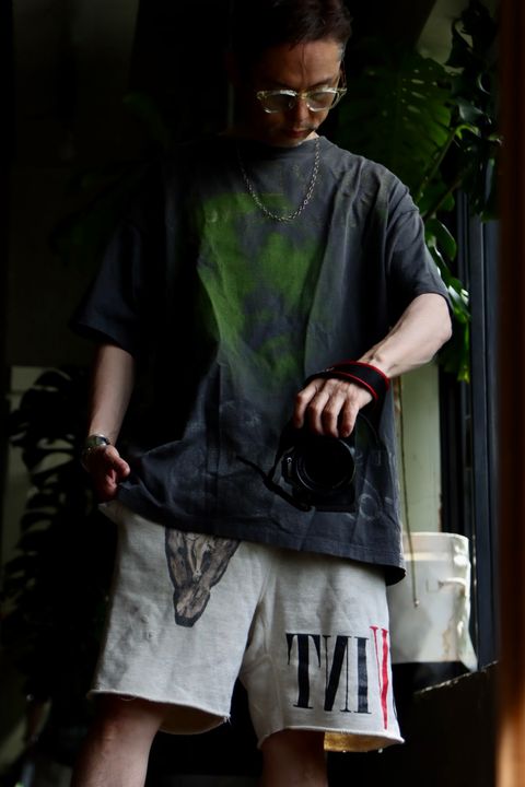 ©SAINT M×××××× ベルベルジンコラボTシャツスタイル