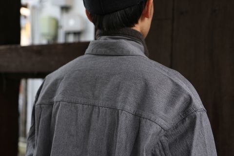 Graphpaper Colorfast Denim Blouson&Colorfast Denim Two Tuck Pants"GRAY"Style.2020.11.13.
