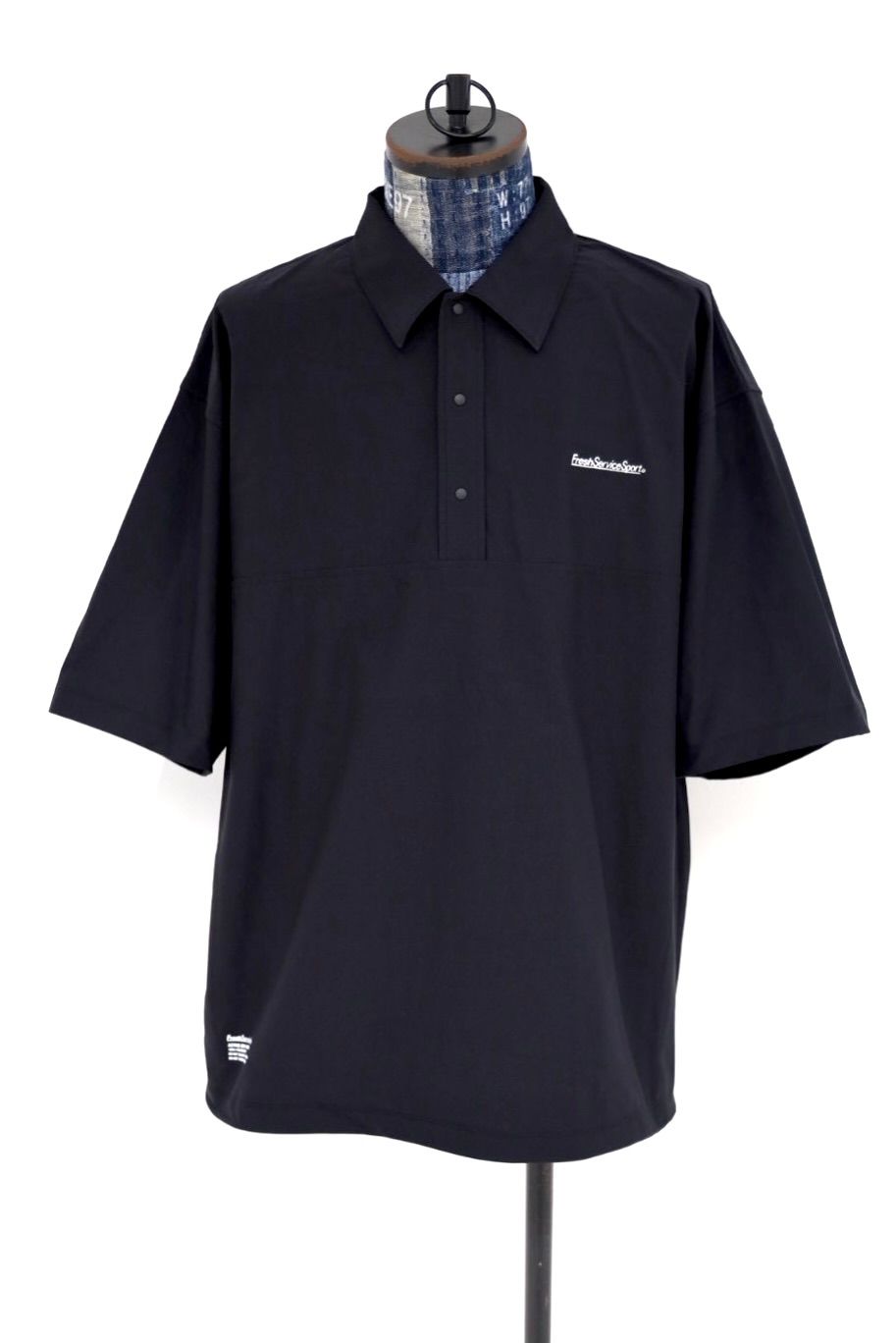 フレッシュサービス  ACTIVE DRY MESH POLO(FSC263-70164)BLACK