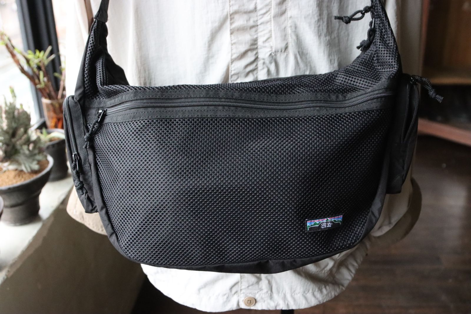セダンオールパーパス SS24 Mesh Shoulder Bag (SD24S-BG02)BLACK☆2月23日(金)発売！！