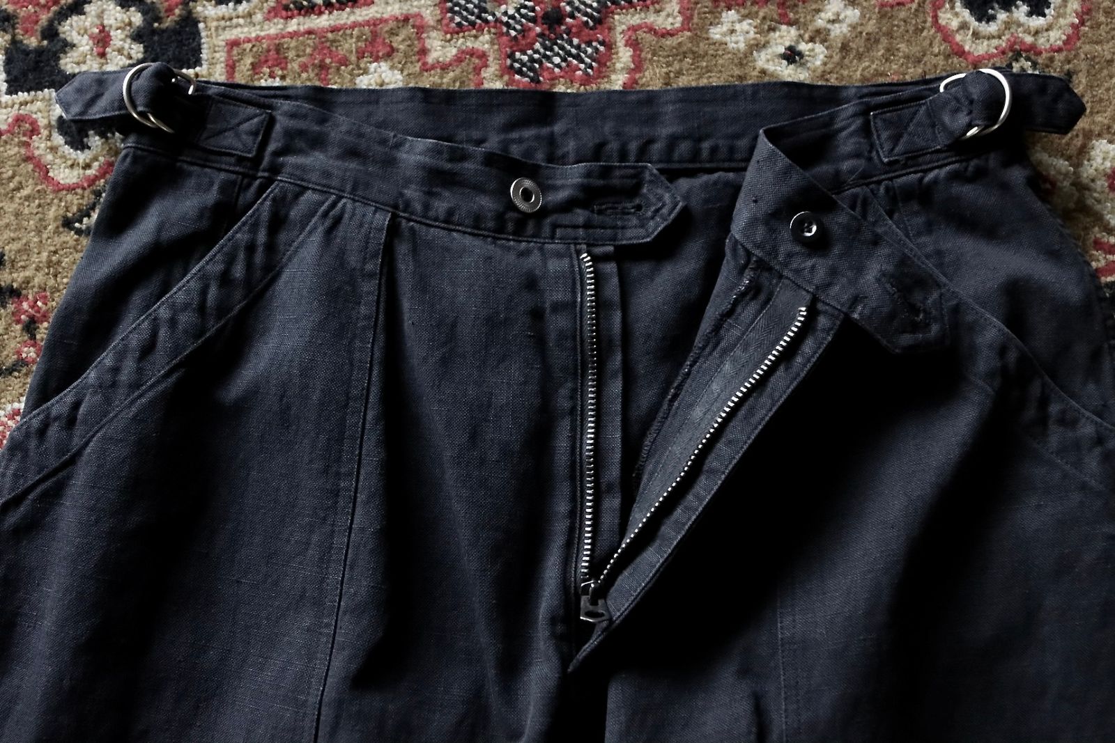 アプレッセ24SS Silk Hemp French Air Force Mechanic Pants (24SAP-04-20H)BLACK☆2月23日(土)発売！