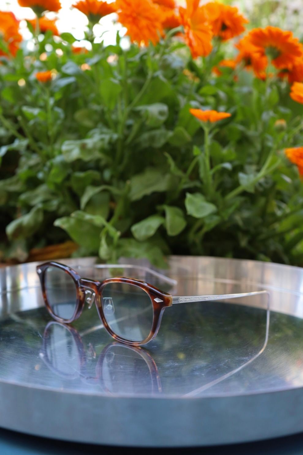 ノチノオプティカル  "JIFUSAN" #3.RICH AMBER × GREY GREEN to D.GREY(調光モデル)☆4月18日(土)再入荷！