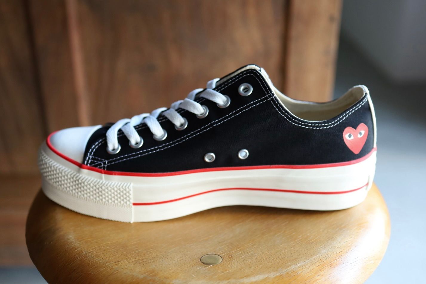 プレイコムデギャルソン PLAY CONVERSE CHUCK TAYLOR(AZ-K125-001-1)BLACK