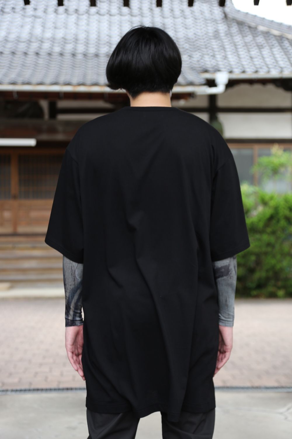 yohji yamamotoBIG半袖プリントTシャツ(HX-T94-077) style